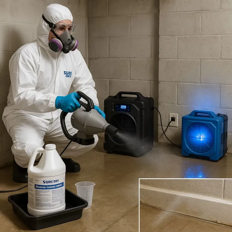 Sanitization and Odor Removal process in McLennan County, TX